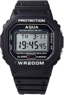 Relógio Digital Masculino Aqua 200M Prova D'água Original