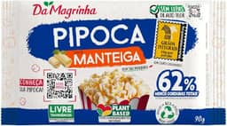 Pipoca de Micro-Ondas da Magrinha Sabor Manteiga 90G