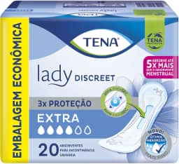 Absorvente Para Incontinência Urinária Tena Lady Discreet Extra 20 Unidades