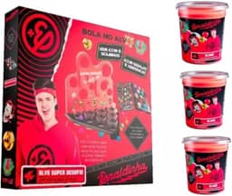 Lojas Q2 Enaldinho Kit Jogo Bola No Alvo Com 3 Slimes Gelástica Vermelha