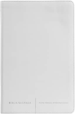 Bíblia Sagrada Slim NVI, Luxo, Capa Branca