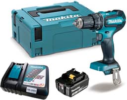 Parafusadeira e Furadeira de impacto Makita 18V Dhp485rf1j Maleta e 1 Bateria 3Ah