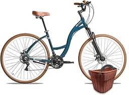 Kit Bicicleta BLITZ Aro 29 Comodo Urbana Full SH 21v Freio á Disco + Cestinha e cadeado