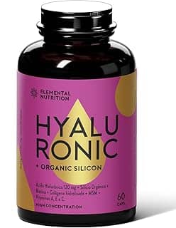 Ácido Hialurônico 120mg, Silício Orgânico, Colágeno e Biotina (994 mg)