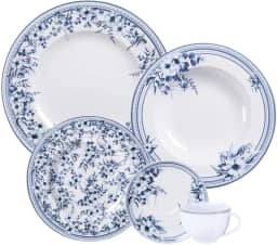 Aparelho de Jantar Tramontina Azzura em Porcelana Decorada 20 Peças