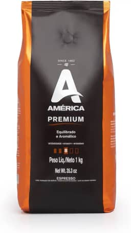 América Café Torrado Em Grãos Premium 1 Kg