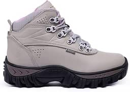 Bota Feminina Adventure Trilha Trabalho Passeio Couro legitimo Conforto