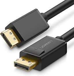 UGREEN DP Male to Male Cable 2m (Black) 10211