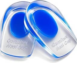 Palmilha de Silicone Gel e Ortopédica Alívio de Dor Calcanhar Conforto para Sapato Esporão Calçado Anti Fascite Dor Sking