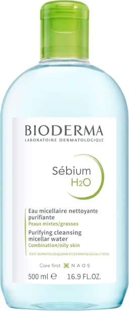BIODERMA Água Micelar Demaquilante Antioleosidade Sébium H2O 500ml