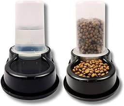 Comedouro e Bebedouro Automatico Para Cachorro Dupla Função Multiuso Caes Pequeno Porte 1,5L Kit 2 Unidades