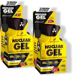 Kit 2x Pré Treino Nuclear Rush Gel 10 SACHÊS 25G - Body Action(Frutas Vermelhas/Guaraná)