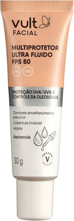 Vult Ultrafluido FPS 50 Multiprotetor Solar Facial 30g