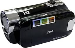 Mibee Câmera digital gravador de vídeo 16X F-ocus Zoom Design 2.7 polegadas Tela TFT com suporte para cartão SD com bateria e alimentação para vídeo S-tudio