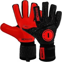 Luva de Goleiro Campo e Society Semi Profissional N1 Cronos Cor:Red, Tamanho:9