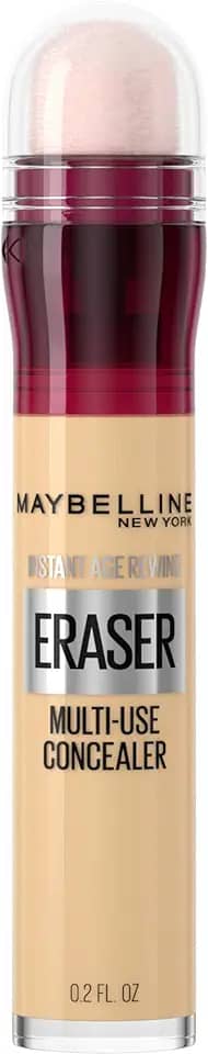 Maybelline NY Instant Age Rewind Eraser, Corretivo Líquido Multiuso que Corrige Olheiras e Linhas Finas, Neutraliza Tons Escuros, Alta Cobertura e Fórmula Vegana, Cor 150 Neutralizer, 6ml