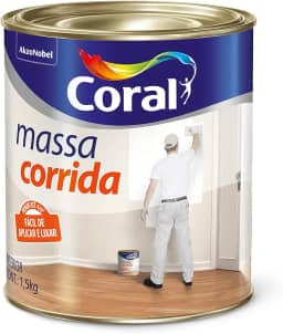 MASSA CORRIDA BRANCO 1,5KG - CORAL