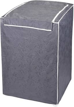 "Capa Para Maquina De Lavar Brastemp Eletrolux Consul 12Kg 13Kg 14Kg 15Kg 16Kg 17Kg Impermeável Flanelada Com Zíper Proteção UV Material Super Resistente E Perolizado de Alta Qualidade" (Cinza)