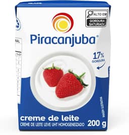Piracanjuba - Creme de Leite, 200g, 1 unidade