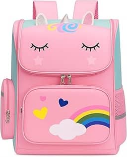 Mochila Unicornio Infantil Feminina De Costas Menina escolar
