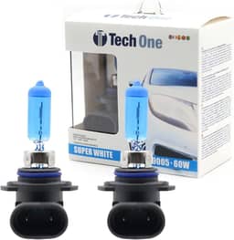 PAR LAMPADAS SUPER BRANCAS 9005 (HB3) 8500K 60W TECH ONE 12V