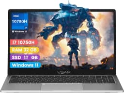 Notebook i7 10750H 32GB RAM 1TB SSD DDR4 Laptop Win11 15.6in