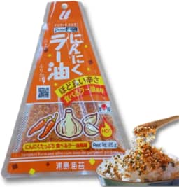 Tempero Arroz Furikake Alho e Óleo de Gergelim Picante La-Yu 25g