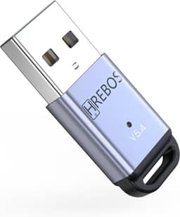 Adaptador USB Bluetooth 5.3 Real Para PC e Notebook, Até 5 dispositivos Conectados Hrebos AD-228