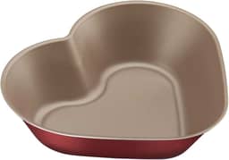 Tramontina 20075724 Forma para Bolo de Alumínio com Revestimento Interno Antiaderente, Vermelho, 24 cm