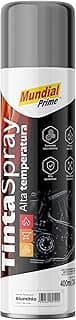 Tinta Spray Alta Temperatura 400ml, MUNDIAL PRIME, Aluminio, AE01000098