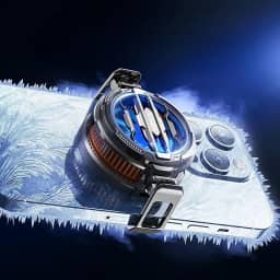 Ventilador magnético de resfriamento para celular, refrigerador de componente eletrônico, refrigerador portátil de baixo ruído, ventilador de resfriamento LCD, adequado para telefones celulares