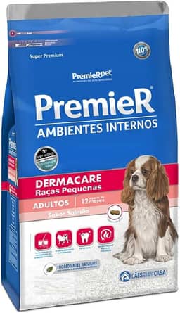 Ração Cães PremieR Ambientes Internos Adultos Dermacare 12kg