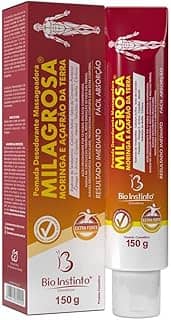 Pomada Massageadora Milagrosa com Moringa e Açafrão da Terra 150g Bio Instinto - Extra Forte
