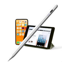 Caneta Universal Ativa Touch para Android, iOS e Windows – Stylus Recarregável com Ponta Fina para Tablet e Celular, Alta Precisão para Escrita, Desenho e Anotações, Sem Bluetooth
