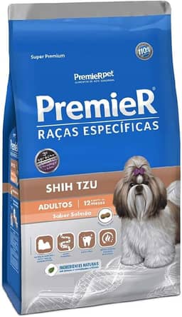 PremieR Pet Ração Seca para Cães de Raças Específicas Shih Tzu Adulto Sabor Salmão 2,5kg