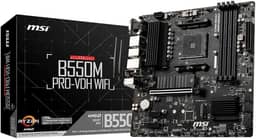 Placa Mãe MSI B550M PRO-VDH WIFI (AM4/4xDDR4/HDMI/DisplayPort/VGA/M.2/USB 3.2)