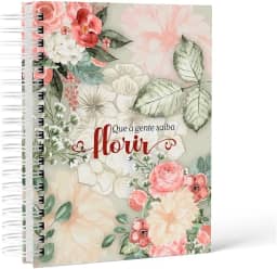 Caderno De Anotações - 200 Pag - Flores Naturais