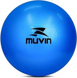 Bola de Pilates Overball Muvin – Tamanho 25cm - Soft Gym –– Com Bico Para Inflar – Ginástica – Pilates – Yoga – Fisioterapia – Treino Funcional – Fortalecimento – Tonificação –– Fácil Limpeza