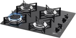 FISCHER COOKTOP GÁS 4 BOCAS MESA VIDRO PRETA BIVOLT 1519-5713