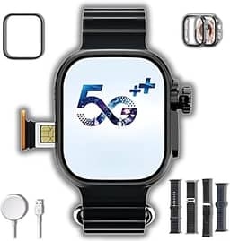 Smartwatch 5g Ultra 3 Ai - Microwear - Chip Câmera ChatGPT 16gb Serie 10 Relogio Inteligente +Brindes (Org) Masculino Feminino (Preto)