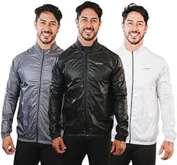 Jaqueta Corta Vento Masculina Impermeável Ziper Total Casaco Esportivo