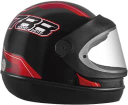 CAPACETE FECHADO PRO TORK NEW SPORT MOTO PRETO - VERMELHO TAM. 58