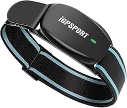 iGPSPORT HR70 Monitor de Frequência Cardíaca com Braçadeira, 65H de Vida útil da Bateria Bluetooth 5.0 e Formiga para Esportes Corrida Ciclismo