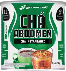 Cha Abdomen Instantâneo 140 gramas, sabor Framboesa Body Action