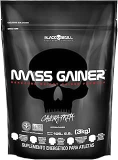 Black Skull Mass Gainer Refil (3Kg) - Sabor Cookies And Cream