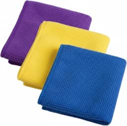 Kit 3 Flanelas Mágicas Premium 15x15cm Microfibra Limpa Óculos Celular Câmera Lenço Maior Absorção Maciez Lavável