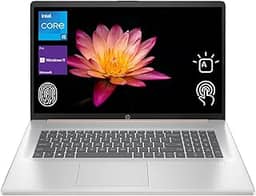 HP Laptop Business Professional Rose Gold 2023 17t, tela sensível ao toque HD + de 17,3 polegadas, Intel Core i5-1335U, 32 GB de RAM, SSD de 1 TB, webcam, leitor FP, KB retroiluminado, HDMI, Wi-Fi 6,