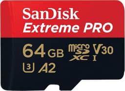 Cartão microSDXC SanDisk Extreme PRO UHS-I - 64GB - SDSQXCU-064G-GN6MA