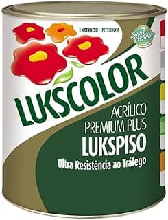 Tinta Lukscolor Piso Premium Cinza Chumbo 900ml