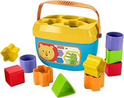 Fisher-Price Brinquedo para Bebês Balde Primeiros Blocos para crianças a partir de 6 meses
